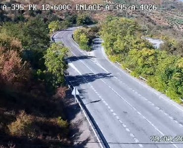 Webcam Tráfico - A395 PK 12,6 Fuente del Lobo