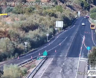 Webcam Tráfico - A395 PK 7,8 Cruce Cenes de la Vega