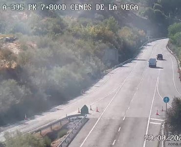 Webcam Tráfico - A395 PK 7,8 Cruce Cenes de la Vega