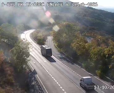 Webcam Tráfico - A395 PK 12,6 Fuente del Lobo