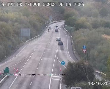Webcam Tráfico - A395 PK 7,8 Cruce Cenes de la Vega