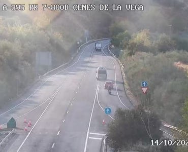 Webcam Tráfico - A395 PK 7,8 Cruce Cenes de la Vega