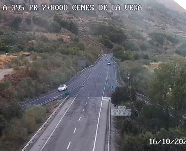 Webcam Tráfico - A395 PK 7,8 Cruce Cenes de la Vega
