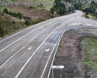 Candanchú - Webcam N-330 - Carretera de acceso