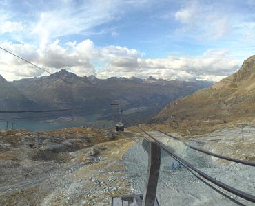 Webcam Silvaplana - Mittelstation Murtèl
