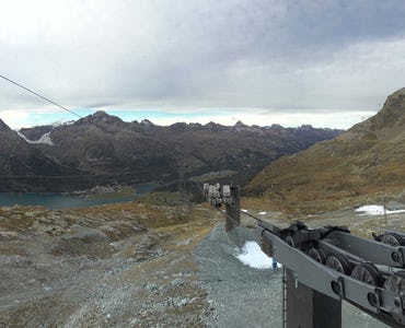 Webcam Silvaplana - Mittelstation Murtèl