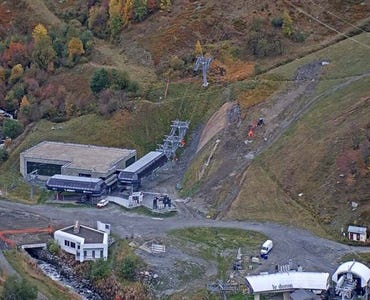 Les Menuires-St Martin de Belleville - Webcam Depart Masse