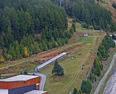 Les Menuires-St Martin de Belleville - Webcam Jardin Enfant