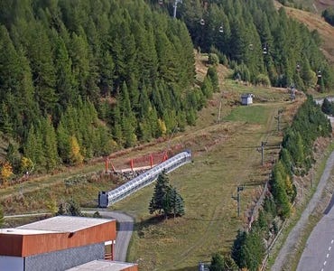 Les Menuires-St Martin de Belleville - Webcam Jardin Enfant