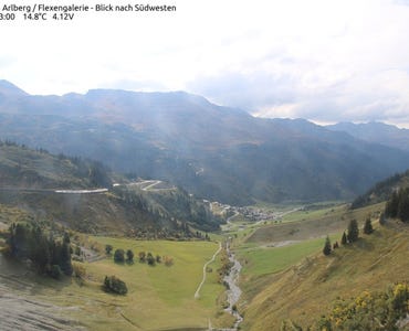 Webcam Stuben am Arlberg/Flexengalerie