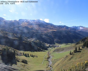 Webcam Stuben am Arlberg/Flexengalerie