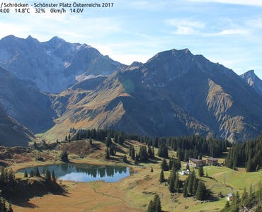 Webcam Körbersee (Schröcken)