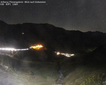 Webcam Stuben am Arlberg/Flexengalerie