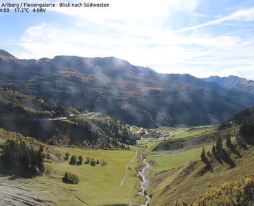 Webcam Stuben am Arlberg/Flexengalerie