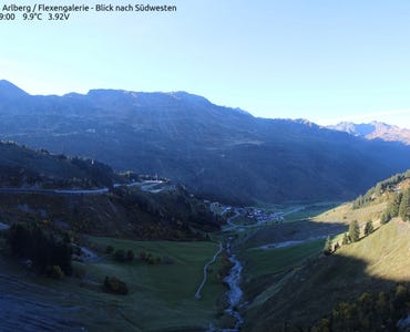 Webcam Stuben am Arlberg/Flexengalerie