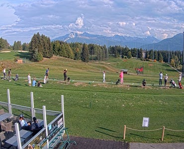 Crans-Montana - Webcam Golf Crans-sur-Sierre - Driving Range