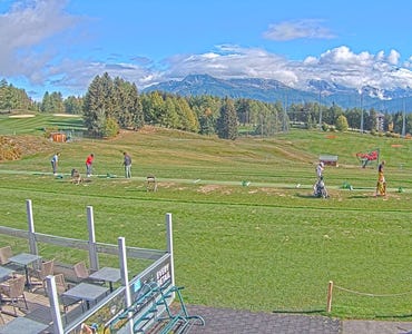 Crans-Montana - Webcam Driving Range/Snow Island