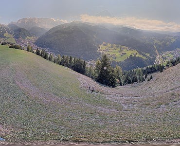 Val Gardena (Gröden) - Webcam Wolkenstein/Langkofel
