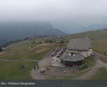 Val Gardena (Gröden) - Webcam Puflatsch Bergstation 2100