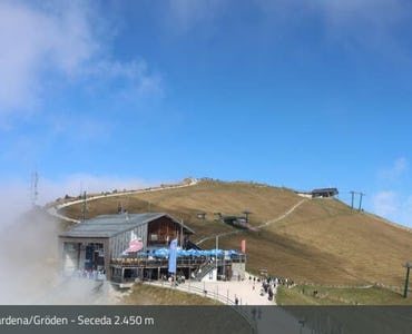 Val Gardena (Gröden) - Webcam Seceda 2450
