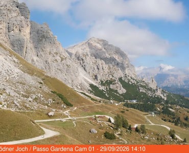 Val Gardena (Gröden) - Webcam Grödnerjoch