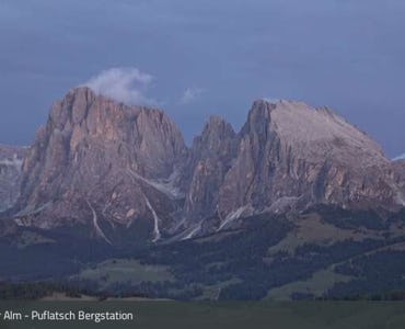 Val Gardena (Gröden) - Webcam Puflatsch Bergstation 2100