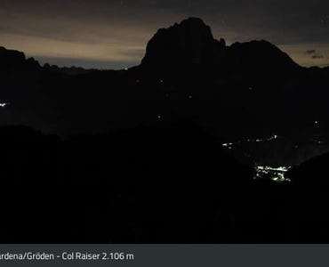 Val Gardena (Gröden) - Webcam Col Raiser 2106
