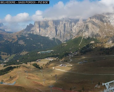 Webcam Skiarea Belvedere/Sass Pordoi/Piz Boè