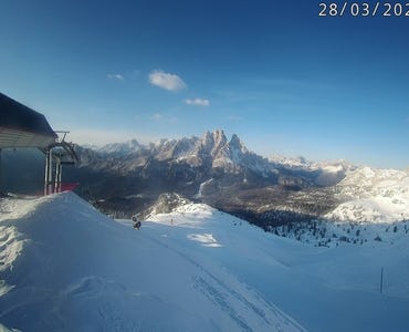 Cortina d'Ampezzo - Webcam Faloria/Pista Vitelli/Passo Tre Croci/Tre Cime di Lavaredo