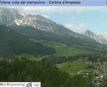 Cortina d'Ampezzo - Webcam Zuel Trampolino/Tofane
