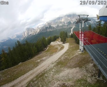 Cortina d'Ampezzo - Webcam Bigontina/Monte Cristallo