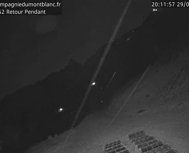 Grands Montets – Argentière - Webcam Sommet Retour Pendant