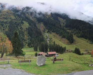 Madrisa - Webcam Klosters - Monbiel Parkplatz
